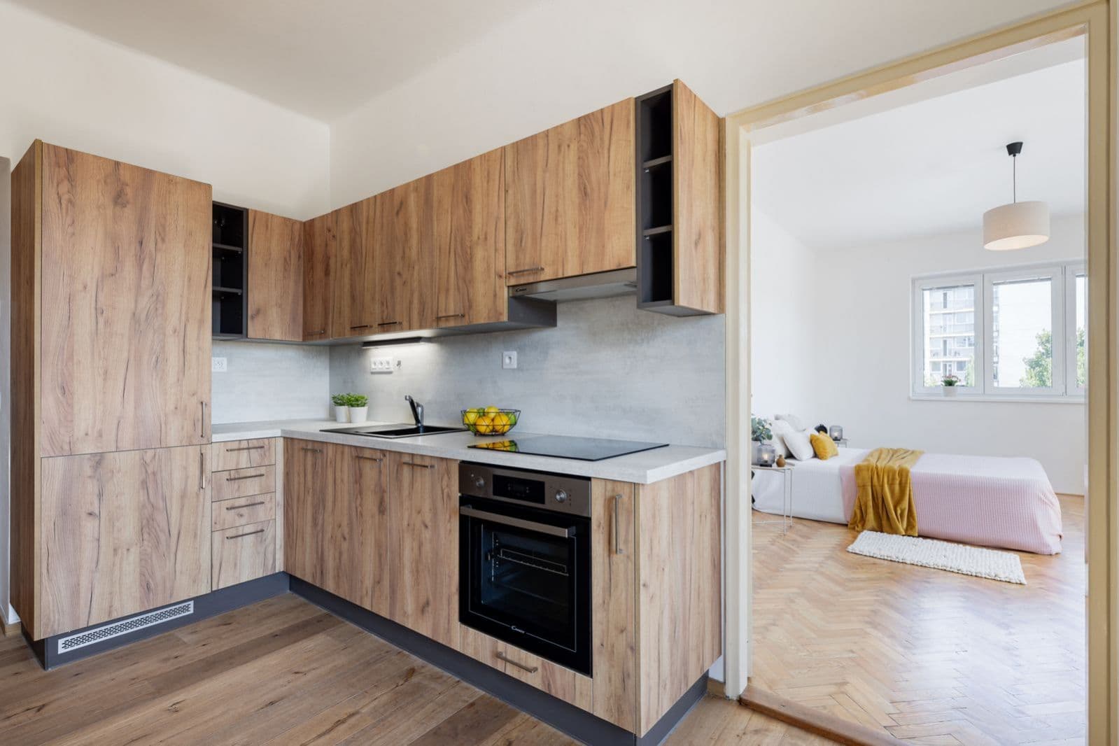 PRODÁNO – Byt 1+1, 43 m² s menší lodžií po kompletní rekonstrukci, ul. Husova, Brandýs nad Labem